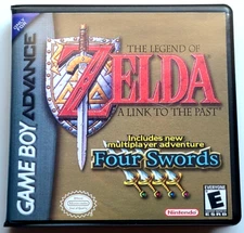The Legend Of Zelda A Link To Past Four Sword CASE ONLY Game Boy Advance GBA Box