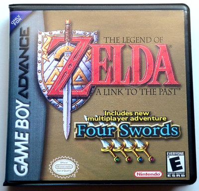 The Legend Of Zelda A Link To Past Four Sword CASE ONLY Game Boy Advance GBA Box
