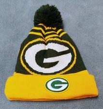 NFL Green Bay Packers Cuffed Beanie, Green, White, Yellow New Era - Nice Warm