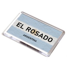 FRIDGE MAGNET - El Rosado - Argentina Flag