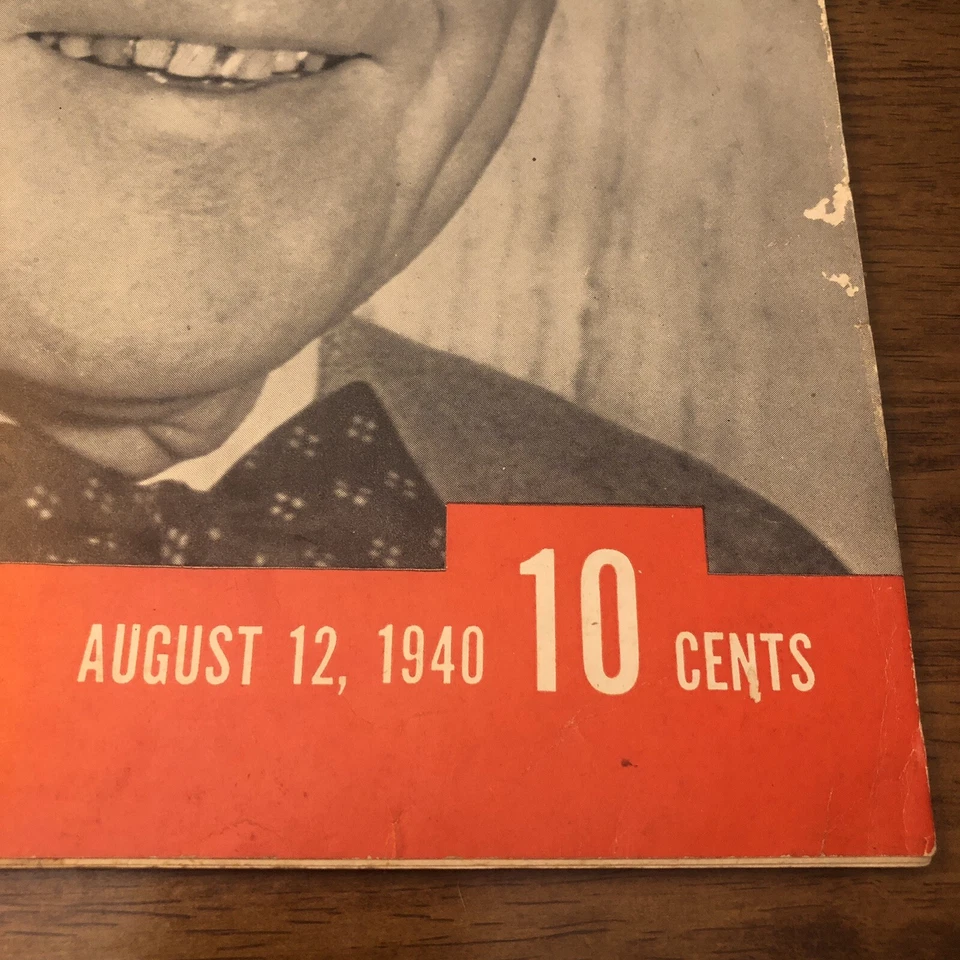 LIFE Magazine 1940 McNary Oregon Hitler Japanese War Summer Beach Willkie Art Ad - Image 3 of 4