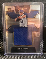 Jon Heasley 2022 Select Rookie Jumbo Swatch - Royals