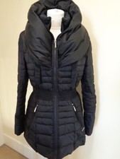 Laundry By Skelli Segal Black Quilted Hooded Jacket With Pockets - Size Small