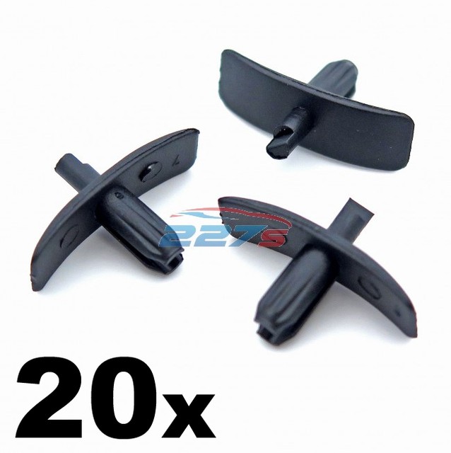 20x Rubber Weatherstrip Seal Clips for Door Gaskets, Boot &