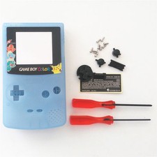 GBC Nintendo Game Boy Color Housing Shell Screen Glow in the Dark Pikachu USA 