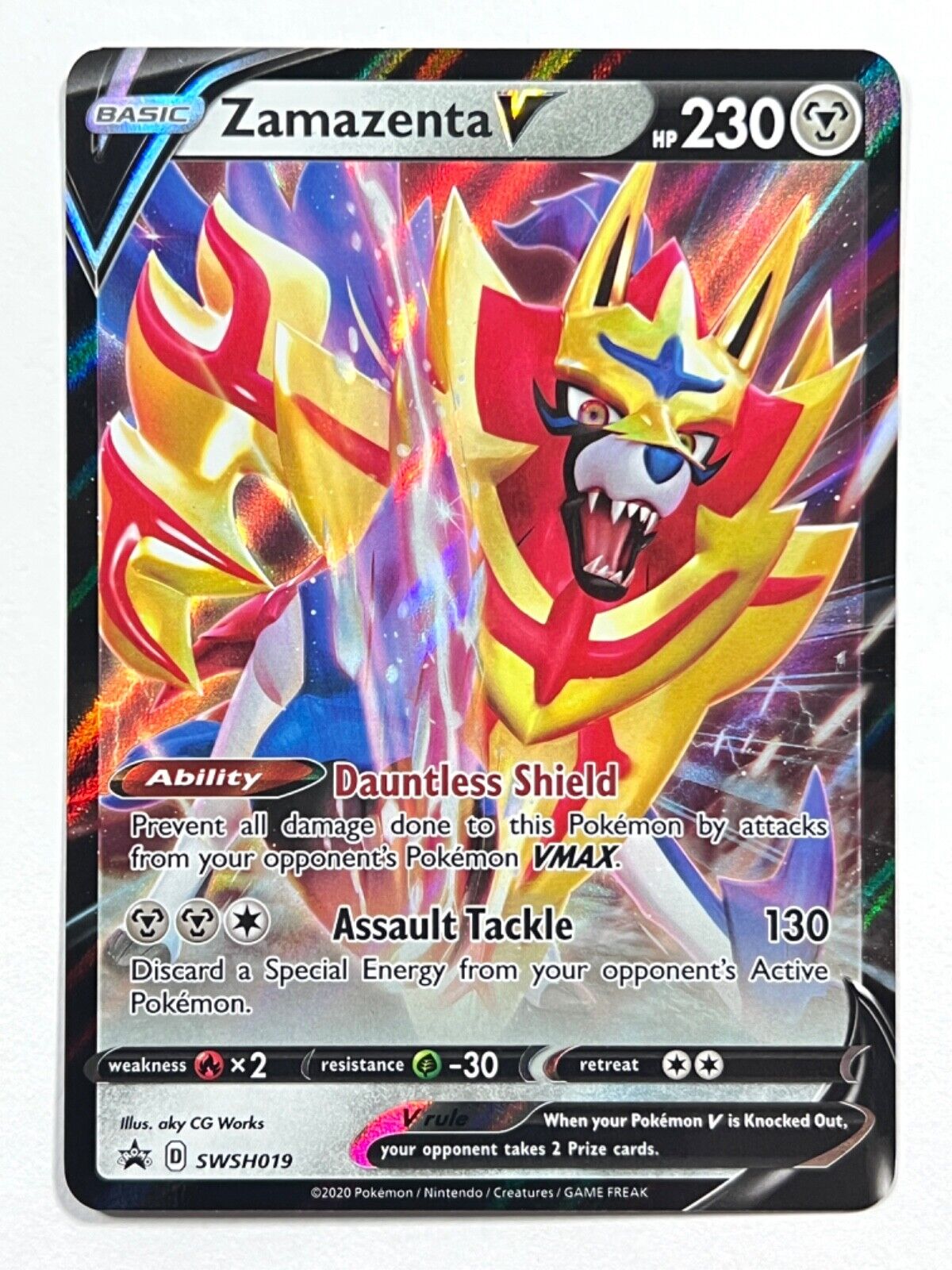 Zamazenta V - SWSH019 Ultra Rare Promo - Sword and Shield – JAB