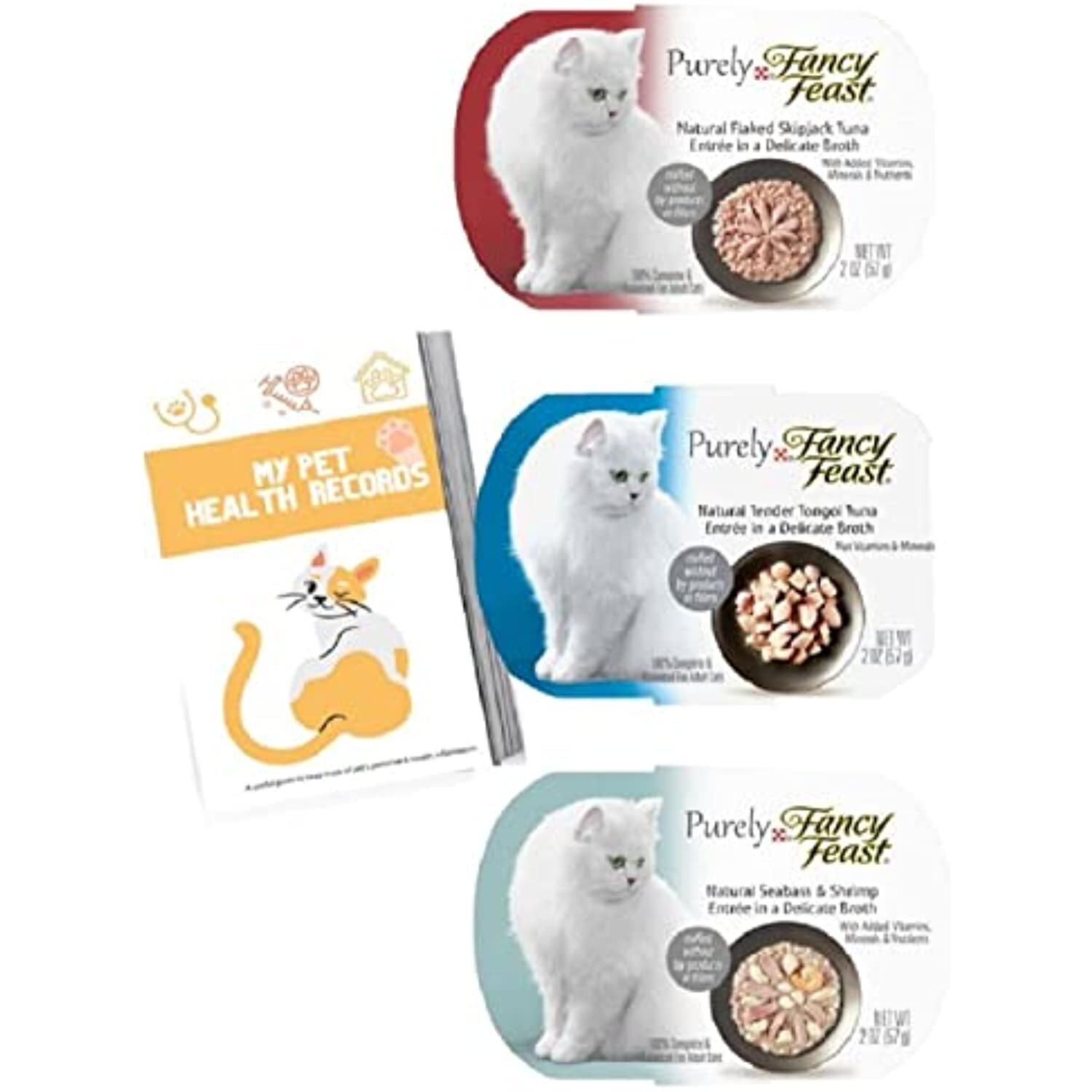 Cat Food Tray Wet Cat Stuff Bundle Purely Fancy Feast Wet Cat Food Flaked eBay