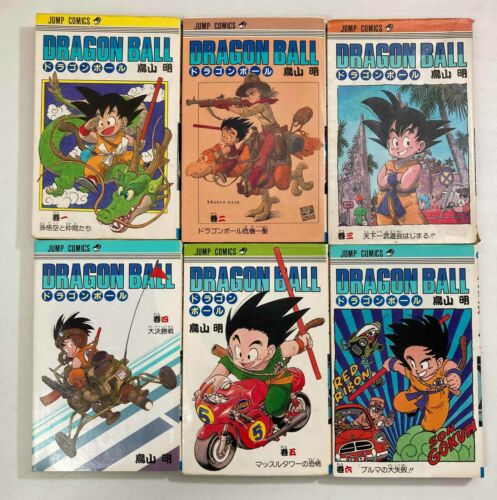 Jump Comics Dragon Ball Japanese Original Manga Complete Set 1-42 Akira  Toriyama | eBay