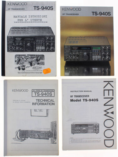 KENWOOD TS-940S HF Transceiver. MANUALE ISTRUZIONE PER L'UTENTE Kenwood. 1985 - Afbeelding 1 van 3