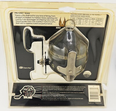 Zebco Pro Staff 888 Graphite Spin-Cast Reel – Rare & Vintage - NOS