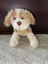 Ganz Puppy Dog Plush Stuffed Animal Toy Light Brown Tan EUC