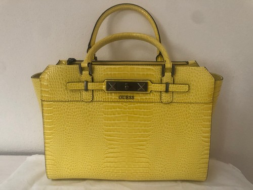 Damen Tasche von GUESS, gelb- "Raffie" - Bild 9 von 12
