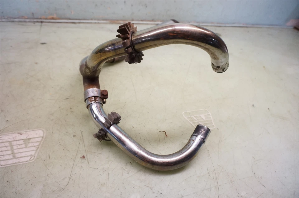 Triumph TR5T TR5 1973 Daytona Trophy Trail 500 T100C *2641 cabezal de tubo de escape  Foto 4 de 4