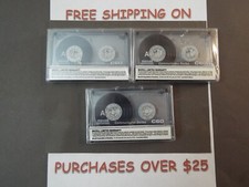 LOT: 3 SEALED MAXELL COMMUNICATOR SERIES C60 BLANK CASSETTE TAPES B19