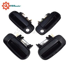 Black Exterior Outer Door Handle Front Rear Left Right For 1992-96 Toyota Camry Black Exterior Outer Door Handle Front Rear Left Right For 1992-96 Toyota Camry