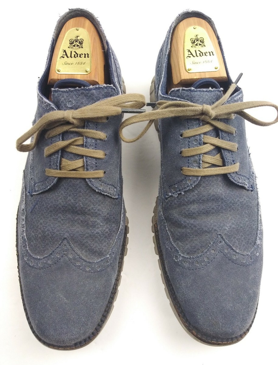 Cole Haan Grand OS DC Deconstructed C21389 Navy Wingtip  display picture 2