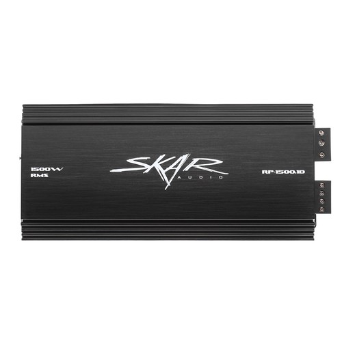 SKAR AUDIO SINGLE 10" 2000 WATT EVL SERIES BASS PACKAGE W AMPLIFIER AND WIRE KIT - Picture 4 of 5