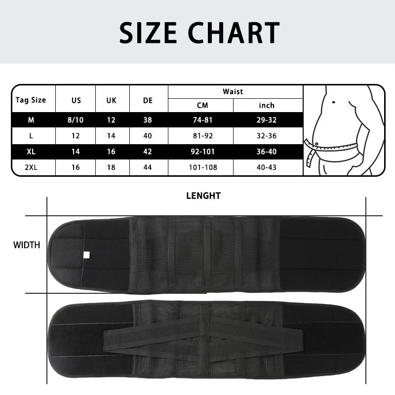 Taille ceinture clearance pour un 36
