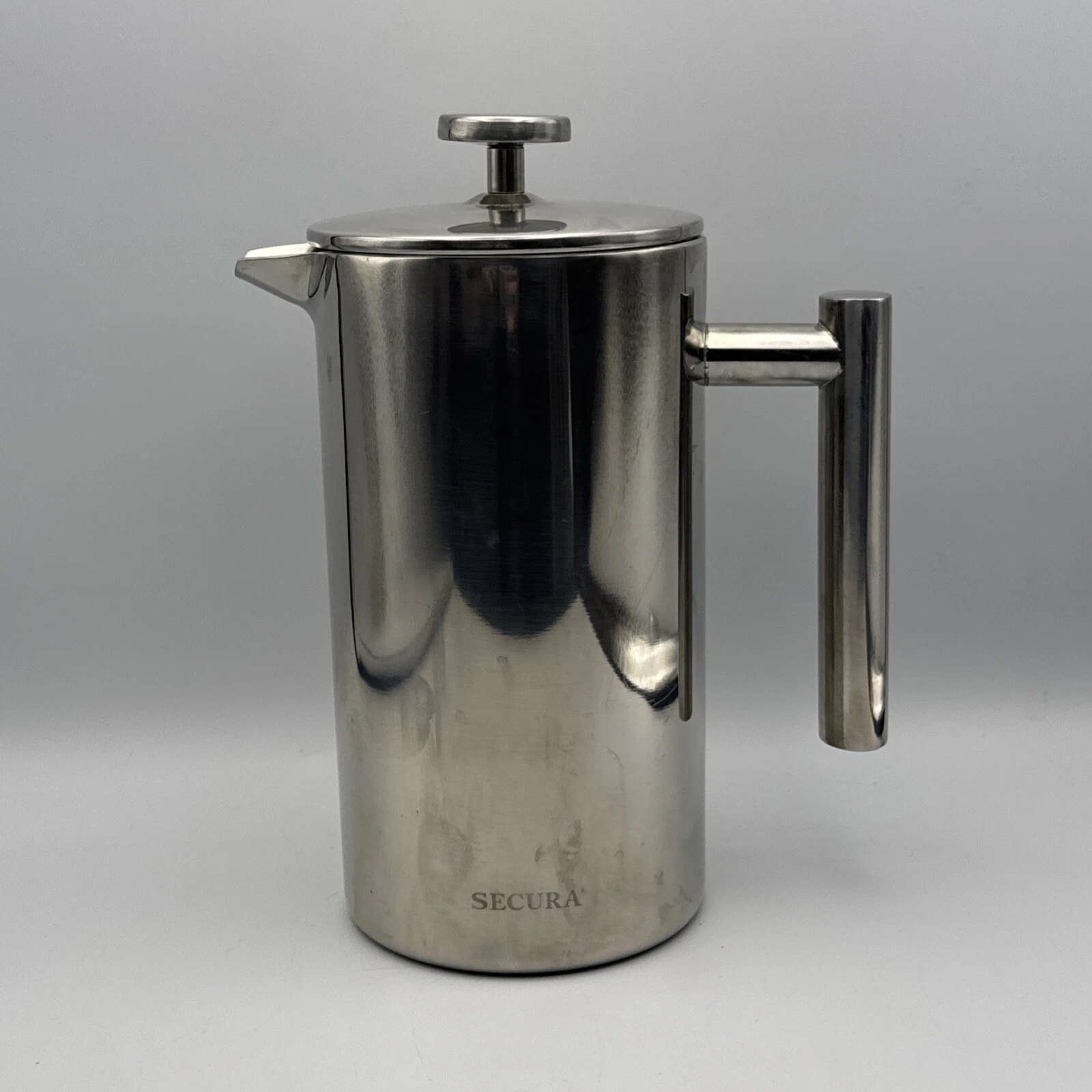SECURA French Press Coffee Maker 2 Cup 304 Stainless Steel Insulated