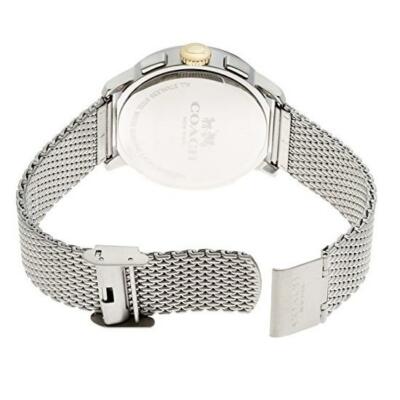 COACH　BLEECKER ブリーカー クロノグラフ 14602022 腕時計 Coach 14602022 Bleecker Analog Quartz Blue Dial Stainless