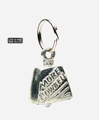 More Cowbell GUARDIAN BELL w/ FREE RIDE TO LIVE BIKER PATCH gift motorcycle
