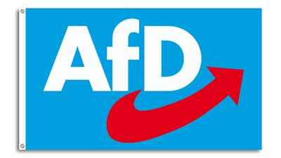 AFD Flagge 150x90 cm Alternative für Deutschland AfD Partei Fanartikel Fahne NEU