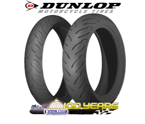 DUNLOP AE2 BLACKWALL HARLEY TIRE SET 130/80B17 180/65B16 2 TIRES