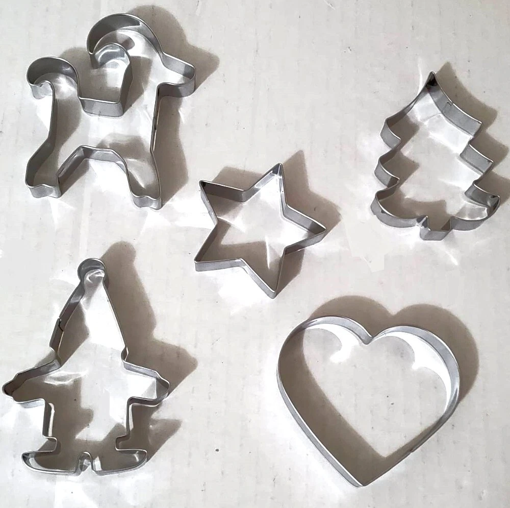 VINTERFINT Pastry cutter, set of 5, mixed shapes stainless steel - IKEA