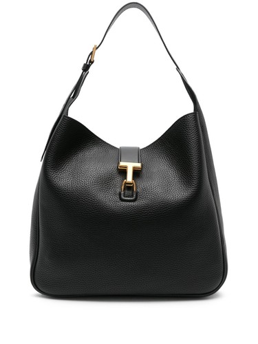 TOM FORD Monarch Large $3290 Black Leather Hobo Bag New And Authentic