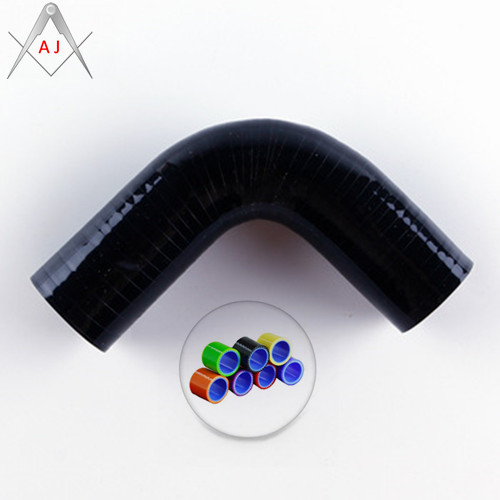 1.5" 3-PLY 90 DEGREE 38mm ELBOW TURBO/INTERCOOLER SILICONE COUPLER HOSE BLACK - Imagen 1 de 6