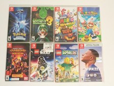 Lot Of 8 Nintendo Switch Games Cases Pokemon Luigi Mario 3D Lego Empty No Games