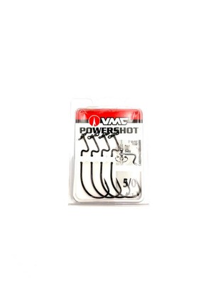 VMC Powershot Hooks 3° offset point - Size 5/0 4pk - TOTAL OF 2 PACKS!!