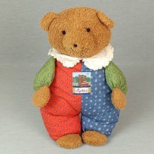 Sigikid Bär Teddy ❤️ Stofftier Kuscheltier Frottee  ca 34cm Bunt