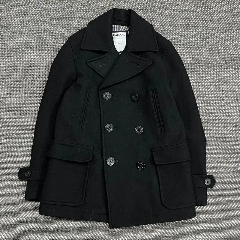 Harvard Basic Double Wool Coat V1236 Vintage - image 7