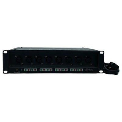 Stellar Labs 555-20220 DMX-SPLIT8 1x8 Isolated Distribution Amplifier