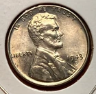 1943-D STEEL Lincoln Wheat Cent Penny GEM BU From an Original Bank Roll