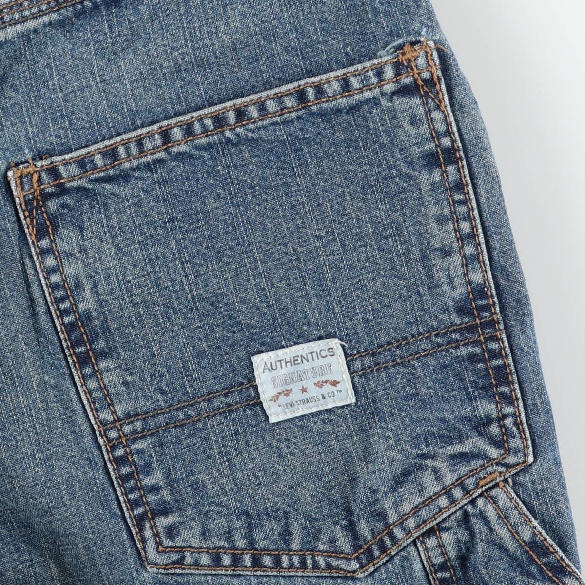 Used Levi's Signature by Levi Strauss & Co. Carpenter Denim Painter Shorts (... image 3
