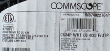 Commscope CS34P 23/4P Cat6 F/UTP WebTrak Plenum Shield Network Cable White/100ft
