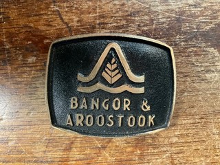 Bangor & Aroostook Belt Buckle