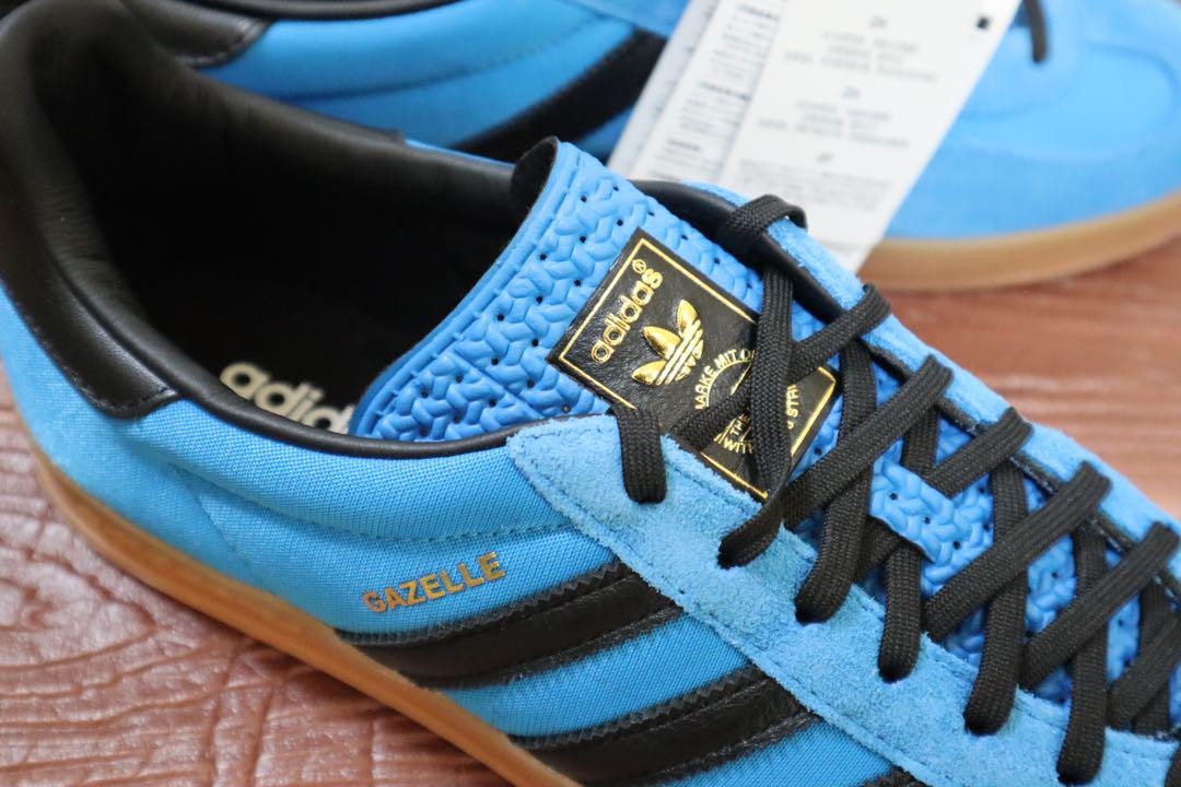 ●ADIDAS● GAZELLE INDOOR BRIGHT BLUE ★送料関税込★ アディダス adidas GAZELLE （INDOOR BRIGHT BLUE/CORE BLACK
