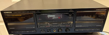 Kenwood KX-W6040 Dual Recording Cassette Deck. Dolby B-C, HX Pro