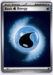 Basic Water Energy - 003 Mega Evolution Energies Reverse Holo