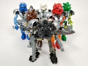 LEGO Bionicle Toa Nuva All Six Sets With Canisters 8566 8567 8568 8570 8571 8572