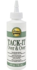 Aleene's Tack It Over & Over Repositionable Glue 4 oz Fabric Glue
