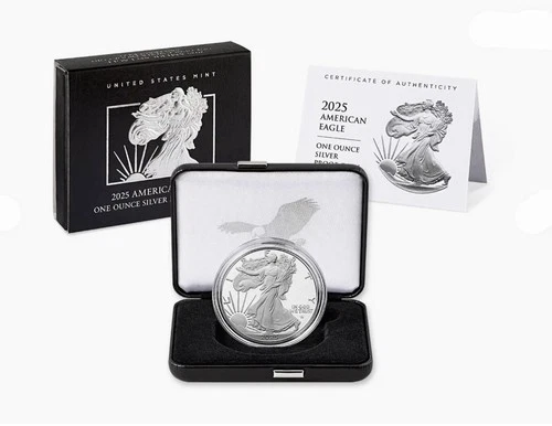 2025 San Francisco Mint American Silver Eagle Proof - OGP / COA (Key Date)