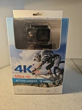 4K wifi 30FPS Ultra HD ACTION CAMERA Water resistance 100FT *Sealed Brand New