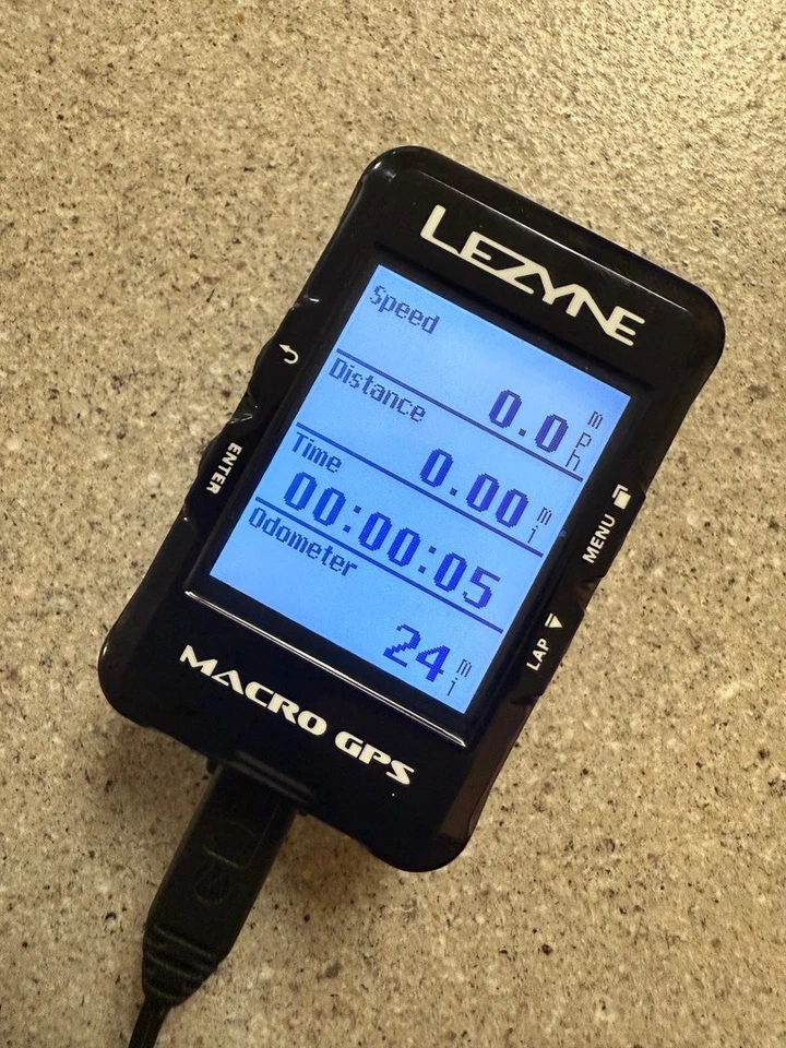 Lezyne Macro GPS Bike Computer - GPS, Wireless, Black - WORKS TESTED. - Image 3 of 4