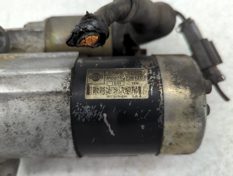 Nissan Frontier 1999-2004 motor de arranque de coche solenoide fabricante original TMWTE Foto 2 de 4