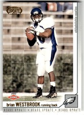 2002 Pacific Heads Update Brian Westbrook Rookie #131