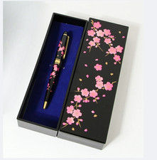 Sakura Ballpoint Pen with Case Japanese Cherry Blossom New Japan Free Shipping